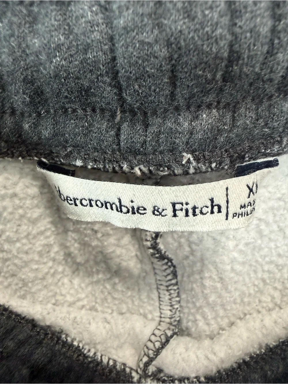 Abercrombie & Fitch Women’s Charcoal Barrel Drawstring Joggers Size XL